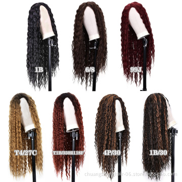 Acceptable customizati wig headband grey synthetic remy natural dreadlock wig curl bob afro kinky curly wigs for black women